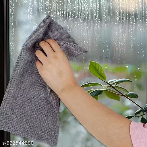 Reusable Microfiber Cleaning Cloth Roll (20 Pack) – Super Absorbent, Lint-Free Tear-Away Towels for Kitchen, Car, Home & Garage (25x25cm)