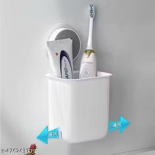Self-Adhesive Wall-Mounted Toothbrush & Razor Holder (Pack of 2)